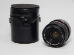 FOTOGRAFIA, uma (1) lente CANON  FD 35mm 1:3.5  S.C.; Made in Japan, case no estado; usada.