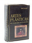 LIVRO, um (1) DICIONÁRIO DE ARTES PLÁSTICAS, 1985, Júlio Louzada, capa dura, ilustrado, usado.