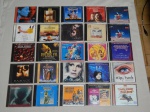 CD's - (25) discos sobre trilhas sonoras de grandes filmes.