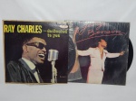 Dois LPs: a) Weekend in LA" (1978) - George Benson, álbum duplo. b) "Dedicated to you" (1961) - Ray Charles.