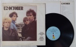 U2  October LP Brasil 1987 Encarte Muito bom estado.Gravadora Island 80's. Disco em excelente estado. Capa em bom estado com amassos  e manchas natural do tempo. Inclu encarte.