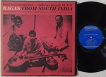Gayathri Rajapur, Harihar Rao, Dorothy Moskowitz  Vocal And Instrumental Ragas From South India. LP Original Americano 60's. Folk e sons indianos. Capa e disco em excelente estado.