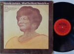 Mahalia Jackson  What The World Needs Now LP 70's IMPORT USA Soul Gospel Excelente estado. LP Original Americano 70's COlumbia records. Disco em excelente estado. Capa em muito bom estado com discretos desgastes.