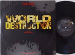 Time Zone  World Destruction LP Brasil 80's  PROMO Electro Rap Excelente estado.Gravadora RCA Promo 80's. Capa e disco em excelente estado.