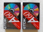 LOTE 2 Fitas Cassete K7 TDK A60 tape I Virgem Lacradas bias Normal. IMPORT USA.