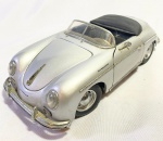 COLECIONISMO (Porsche 356A Speedster) - Excepcional miniatura de automóvel alemão de coleção, confeccionada em metal esmaltado. Med.: 6x26x11 cm.
