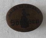 COLECIONISMO - Pequena lata de coleção da Sonksen Chovolates S.A  acompanha um dedal e agulhas