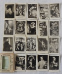 Lote com 19 Cards Fotográficos antigos Firenze Galleria Uffizi.