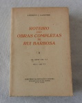 LIVRO - Roteiro das Obras Completas de Rui Barbosa II .