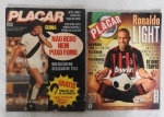 Lote com 2 Revistas Placar antigas.