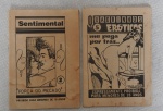 COLECIONISMO - Lote com 2 revistas de contos pornográficos antigas "Força do Pecado e Me pega por trás".