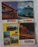 Lote com 4 Revistas da Refesa de 1974.