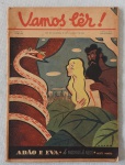 Revista Vamos Ler - Adão e Eva de Machado de Assis - ano V n.º 182 - Edição 25 de Janeiro de 1940.páginas amareladas do tempo - em bom estado.