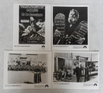 Lote com 4 reproduções fotográficas de filmes de cinema. Med. 20cm x 25cm