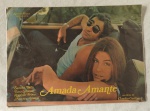 Colecionismo - Gravura em Cartão de Divulgação do Filma Amada Amante, um filme de Claudio Cunha com Sandra Bréa, Luiz Gustavo, Rogério Frós e Neuza Amaral. Med. 26cm x 36cm