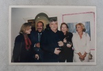 Colecionismo - Antiga Fotografia Colorida de Personalidades, Desirée Vignoli, Luiz Carlos Miéle, João Luiz Albuquerque, Mirtia Gallotti e Claude Amaral Peixoto - Coquetel Comemorativo dos 20 anos do Caesar Park Ipanema  - Foto Paulo Jabur - Med. 10cm x 15cm.