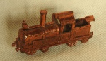 Cinzeiro de Bronze no formato de Trem. Med. 10cm