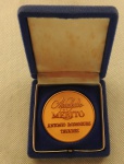 MEDALHA - BRONZE - Fundação dos Sócios do Rotary Club do Rio de Janeiro, no estojo original. Diam.60mm