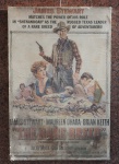 Antigo Quadro com Poster de Cinema do Filme The Rare Breed, apresenta marcas do tempo. Med. 92 cm x 62cm