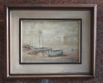 CORREA E CASTRO - QUADRO - OST - MARINA - MED COM MOLDURA - 60cm x 73cm.