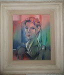 Linda tela OST do Artista Henri Carrieres. Assinada e datada 02. Mede com moldura 98x88cm e sem moldura 60x50cm.