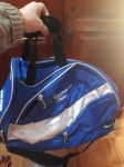 Mochila/bolsa da Advanced  nova,  nas cores Azul e Branca.