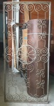 Antiga grade em ferro. (Demolição) Acabamento esmerado,  perfeita para decoração. Mede 1.49x0.67.