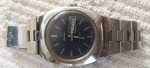 Relógio Bulova original automático. Fundo azul escuro. Caixa com 40mm de diâmetro. Perfeito funcionamento. Peça de colecionador