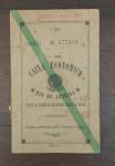 Antiga  Caderneta de anotações financeiras da Caixa Econômica - Rio de Janeiro.
