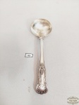 Concha Molho em Prata 90 Cabo Trabalhado. Medida: 20 cm comprimento . Apresenta desgastes