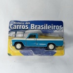 História dos Carros Brasileiros - Miniatura escala 1/43 da Chevrolet C15 Pick up - Lacrado no blister original. Abre as portas, pneus são em borracha e funciona fricção