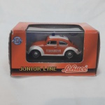 Schuco Juniors Line, VW Corpo de Bombeiros, vermelho e branco, 1/72, embalagem original inclusive stand de acrílico