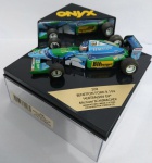 Miniatura Onyx F1 -  Benetton Ford B194  Michael Schumacher - #5  Australian GP - nº 208 -  escala 1:43  Fabricada em Portugal - item de coleção na embalagem original - bem conservada