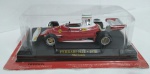 Miniatura Ferrari 312 T   1975  Niki Lauda -  #12 - escala: 1:43  produto oficial licenciado -  item de coleção na cartela lacrada