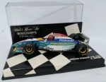 Miniatura Minichamps  Jordan Peugeot EJR 195   E. Irvine - #15  escala 1:43 -  item de coleção na embalagem original  bem conservado
