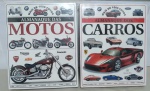 Lote 2 livros: Almanaque dos Carros nº1  e Almanaque das Motos nº1  2011 - Editora Escala  novos, lacrados. Peso 1600gr