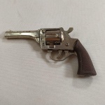 BRINQUEDO ANTIGO - REVOLVER - ARMINHA de ESPOLETA - Model 999, disparando normalmente.