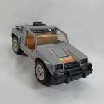 Brinquedo antigo - Cheetah com tema do MacGyver. Mede aprox. 25cm de comprimento. As rodas parece que tinha fricção, mas não tem funcionamento (ainda giram)
