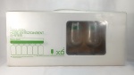 Maravilhoso Set com 6 copos da cerveja / cervejaria Grolsch com sistema Glass Rack, para pendurar no freezer e o copo ter  sempre o copo gelado. Na caixa original