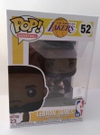 Funko Pop! Basketball - NBA  LeBron James   Los Angeles Lakers  nº 52 -  item de coleção na embalagem  sem manuseio