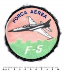 Militaria - Rara bolacha de tecido impresso (provavelmente início dos anos70) da FAB, mostrando o início da operação dos caças F-5. Patch em excelente estado de conservação, medindo 10,0 cm de diâmetro. Material raro.