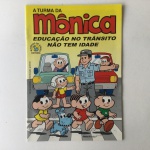 MILITARIA - Rara edição do gibi da Turma da Monica em parceria com a Polícia Militar de São Paulo sobre educação no trânsito com 20 páginas coloridas.