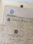MILITARIA - Interessante lote de documentos e impressos referentes à antiga Associação de Combatentes da Revolução de 1932 em São Paulo.