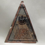 MILITARIA - Laminado datado de 1957 das Indústrias Pignatari, comemorativo da Revolução Constitucionalista de 32. Apresenta desgastes nas laterais.