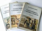 COLECIONISMO - Raras edições ilustradas e coloridas do livro `Viagem Pitoresca e Histórica ao Brasil` de Jean Baptiste Debret. Três tomos medindo 30 x 23cm com as belíssimas ilustrações desse artista. Obras fora de catálogo.