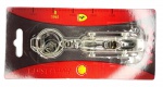 Colecionismo - Chaveiro metálico promocional da Shell, mostrando a Ferrari 156 Formula 1. Peça nova, ainda em sua embalagem original.