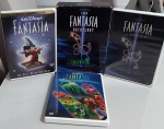 DVDS DISNEY FANTASIA ANTHOLOGY, CONTENDO 3 DVDS COM HISTÓRIAS DISNEY