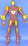 BRINQUEDOS E HOBBIES - ANTIGO BONECO HOMEM DE FERRO PERSONAGEM MARVEL BONECO ARTICULADO COM LED ( NÃO FUNCIONA ) 14,5 cm  PVC / PLÁSTICO  PEÇA BEM CONSERVADA