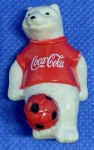 BRINQUEDOS E HOBBIES - PEQUENO URSO COCA COLA COM 3,8 cm  PLÁSTICO