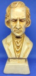 ANTIGO BUSTO DE " CHOPIN " MATERIAL A CLASSIFICAR ( SÉ É GESSO OU MESMO CERÂMICA , MUITOS ANÚNIOS PESQUISADOS COLOCAM COMO SENDO DE RESINA ) PEÇA COM ALTURA DE 15,5 cm  BUSTO MACIÇO